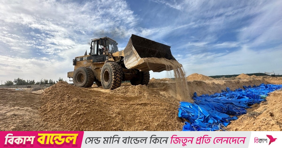 ফিলিস্তিনিদের গুলি করে বুলডোজার দিয়ে মাটিচাপা দিয়েছে ইসরায়েল