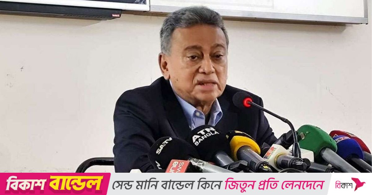 বেগম খালেদা জিয়ার অসুস্থতার সঙ্গে নির্বাচনের কোনো সম্পর্ক নেই: আমীর খসরু