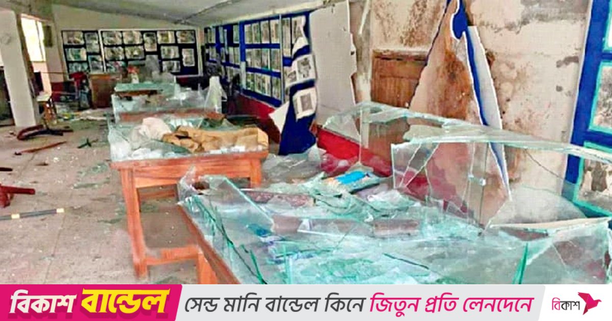 বরগুনায় ধ্বংসস্তূপে পরিণত স্বাধীনতা জাদুঘর, অবহেলায় হারাচ্ছে মুক্তিযুদ্ধের স্মৃতি