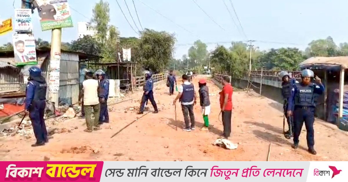 সিরাজগঞ্জে দুই পক্ষের দফায় দফায় সংঘর্ষ, আহত ৩০
