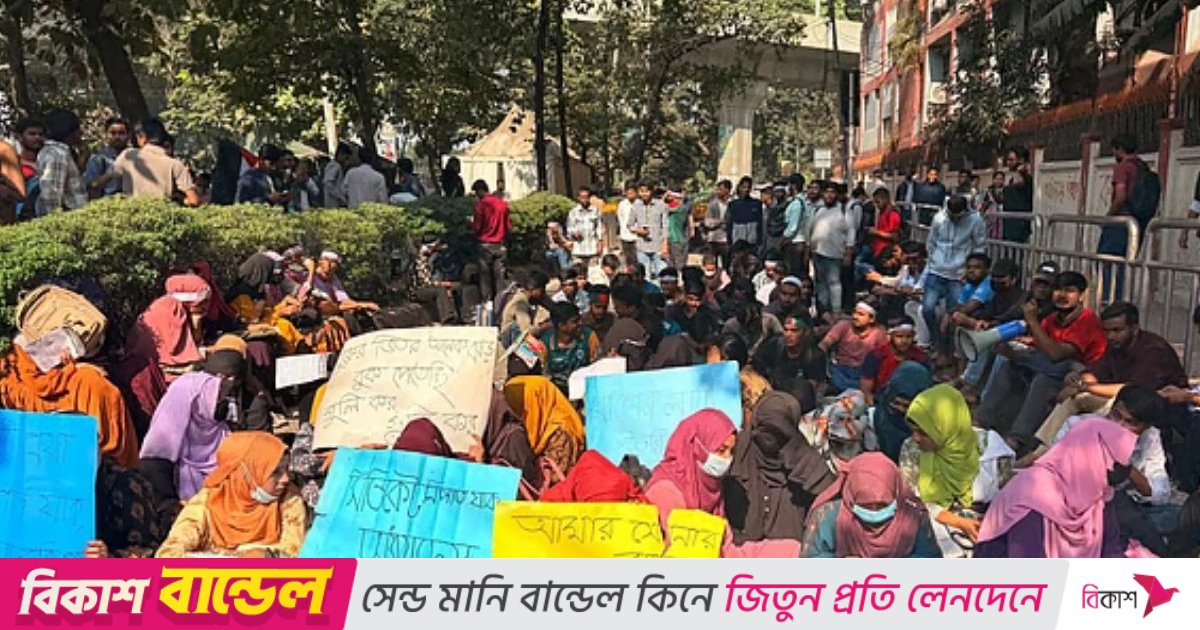 সাত কলেজ নিয়ে পক্ষে-বিপক্ষে আন্দোলন, শিক্ষা ভবনের সামনের সড়কে অবরোধ