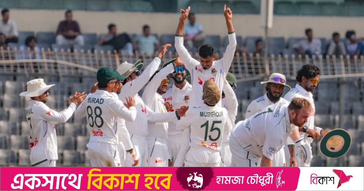 জয়ের সুবাস নিয়ে চতুর্থ দিন শেষ করলো বাংলাদেশ 