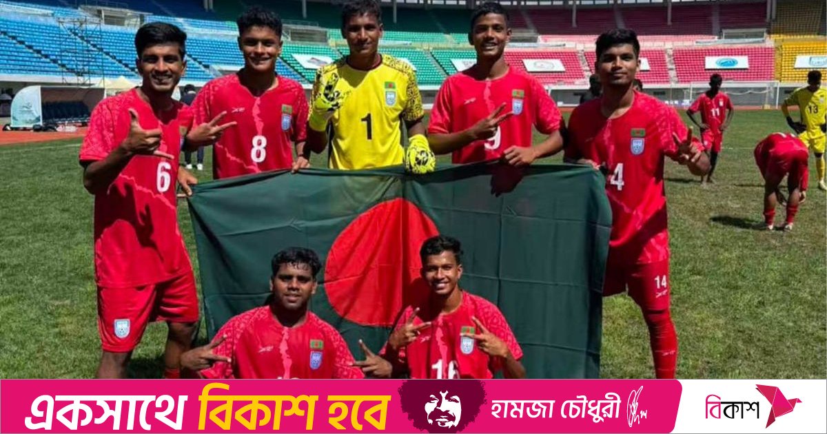 শ্রীলঙ্কার বিপক্ষেও গোল উৎসব, ৩ ম্যাচে ১৮ গোল করল বাংলাদেশ