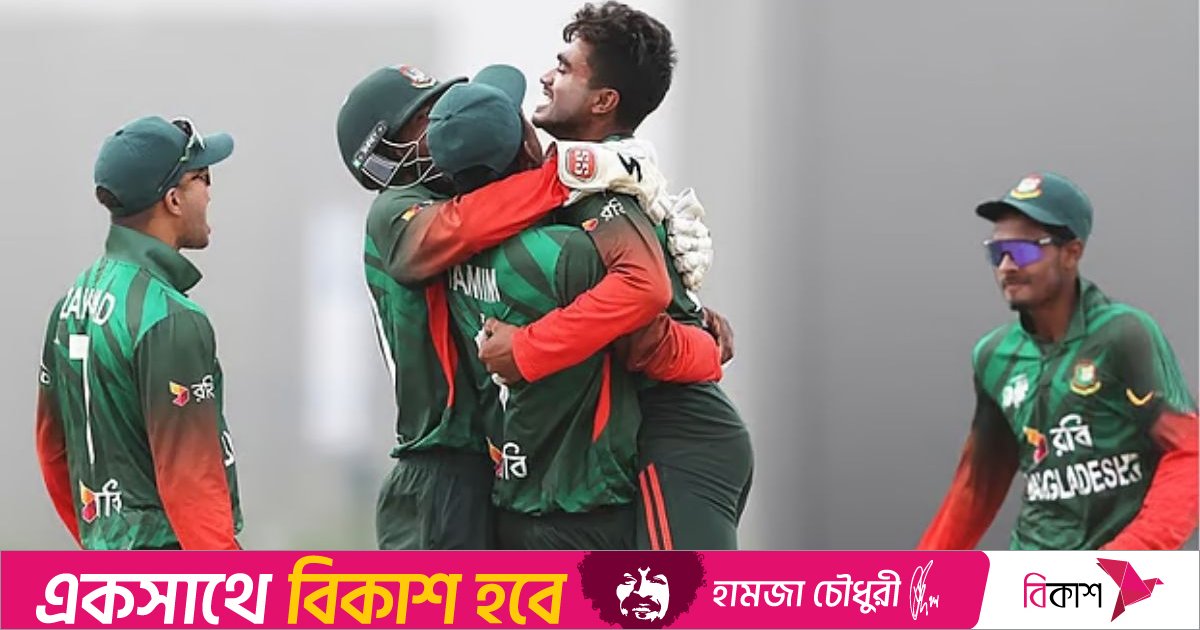 শ্রীলঙ্কাকে হারিয়ে গ্রুপ চ্যাম্পিয়ন বাংলাদেশ