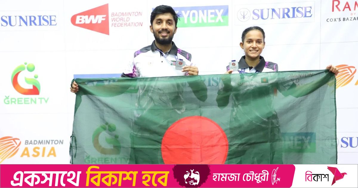 বাংলাদেশের জুটি জুমার-ঊর্মির রৌপ্য পদক জয়
