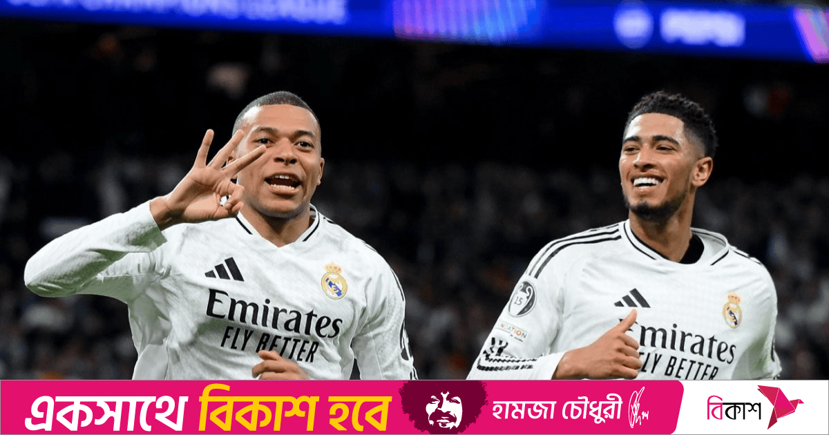 রোনালদোর রেকর্ড ছুঁয়ে বছরের শেষ ম্যাচে আলো ছড়ালেন এমবাপে