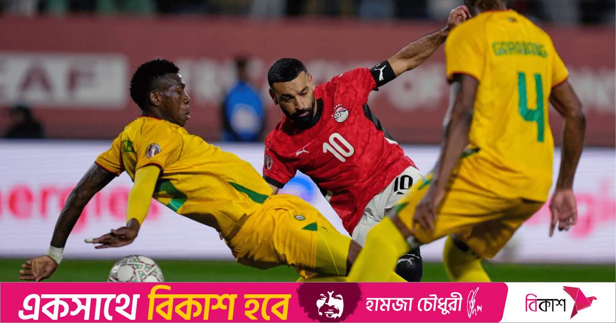 যোগ করা সময়ে সালাহর গোলে জয় দিয়ে শুরু মিসরের আফ্রিকা কাপ