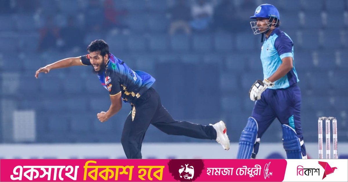 মৃত্যুঞ্জয়ের ম্যাজিক হ্যাটট্রিকে কুপোকাত নোয়াখালী