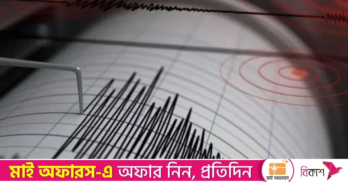 ভারতে মাঝারি মাত্রার ভূমিকম্প