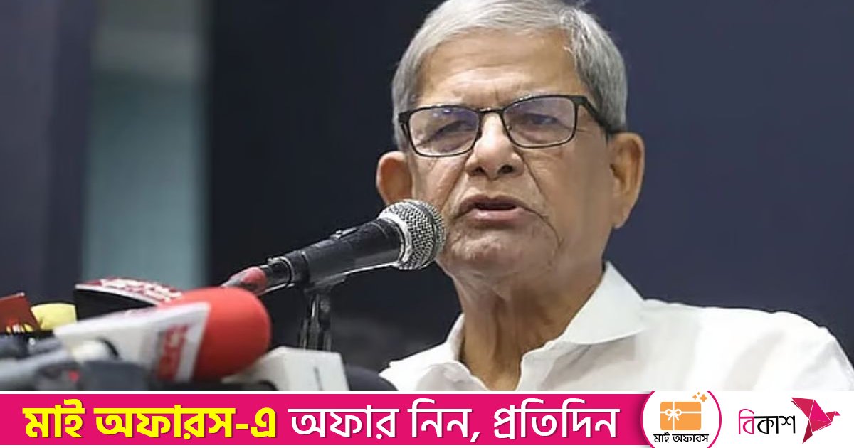 ওসমান হাদিকে গুলির ঘটনায় সরকার দ্রুত ব্যবস্থা নেবে: মির্জা ফখরুল