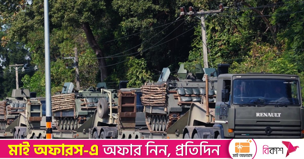 যুদ্ধবিরতি ঘোষণার পরও থাইল্যান্ডের বোমাবর্ষণ, অভিযোগ কম্বোডিয়ার