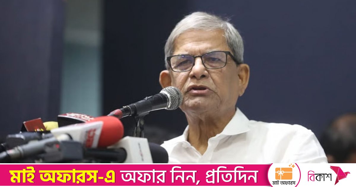 দেশের স্বাধীনতা অস্বীকারকারীদের বিশ্বাস করার কোনও কারণ নেই: মির্জা ফখরুল