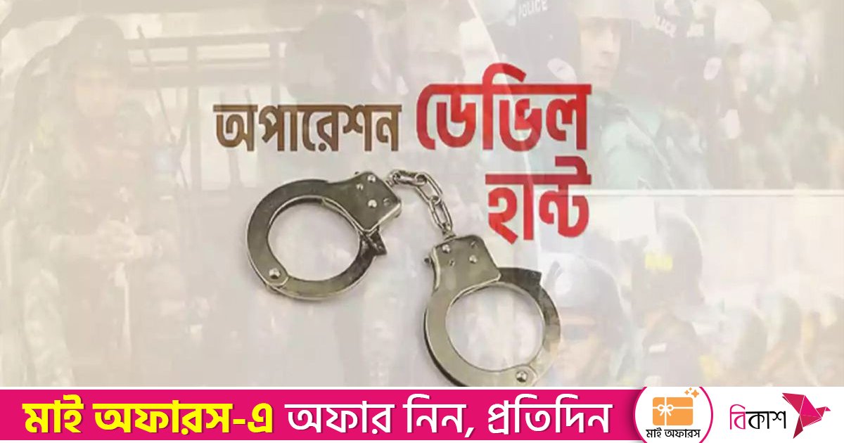 দেশজুড়ে চলছে ‘অপারেশন ডেভিল হান্ট ফেজ-২’, গ্রেপ্তার সহস্রাধিক