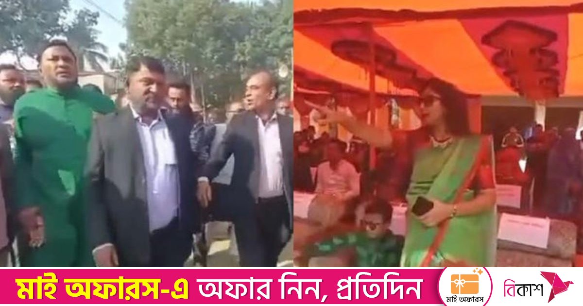 বিজয় দিবসের অনুষ্ঠানে বিএনপি নেতাকর্মীদের স্লোগান, নিষেধ করায় তোপের মুখে ইউএনও