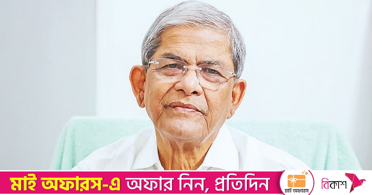 হঠাৎ অসুস্থ মির্জা ফখরুল ইসলাম আলমগীর