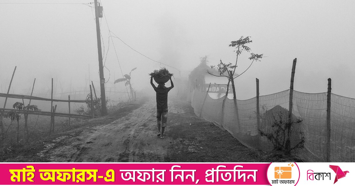 কুড়িগ্রামে হাড়কাঁপানো শীতে স্থবির জনজীবন