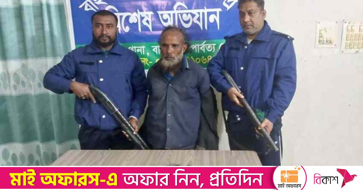 অস্ত্রসহ আমির হামজা গ্রেপ্তার