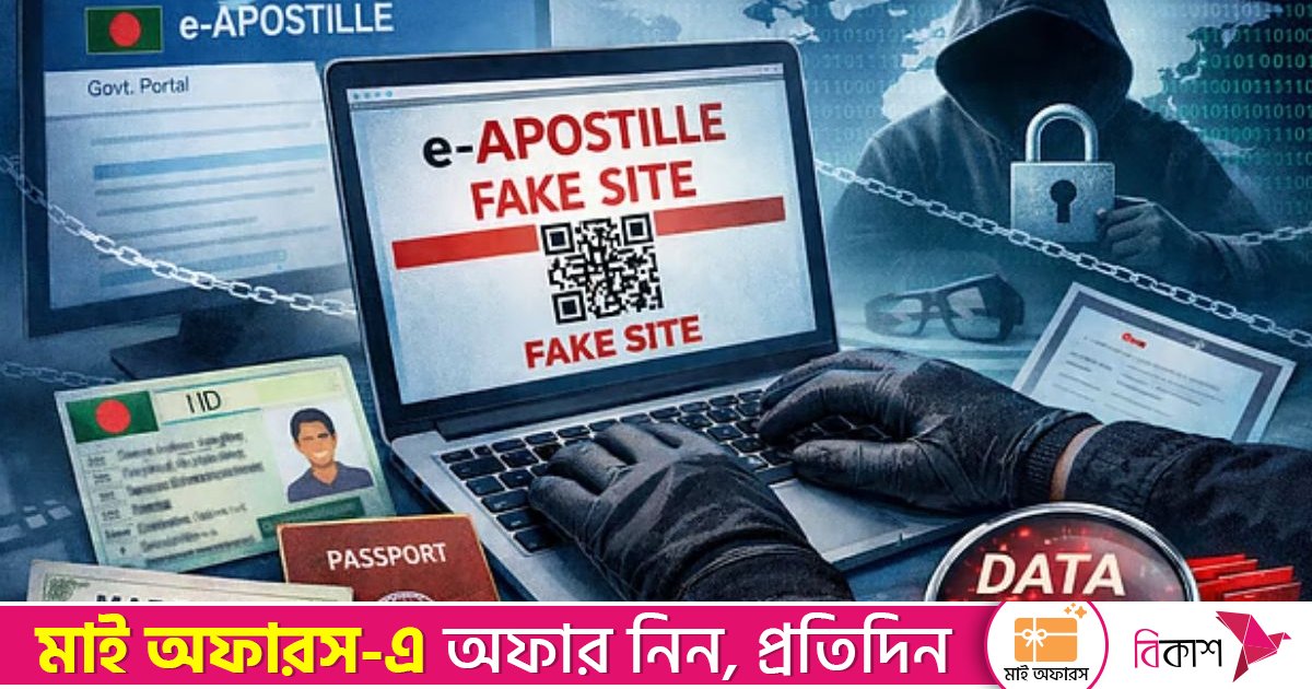 ভুয়া সরকারি ওয়েবসাইটের ফাঁদে হাজারো নাগরিকের ব্যক্তিগত তথ্য ফাঁস