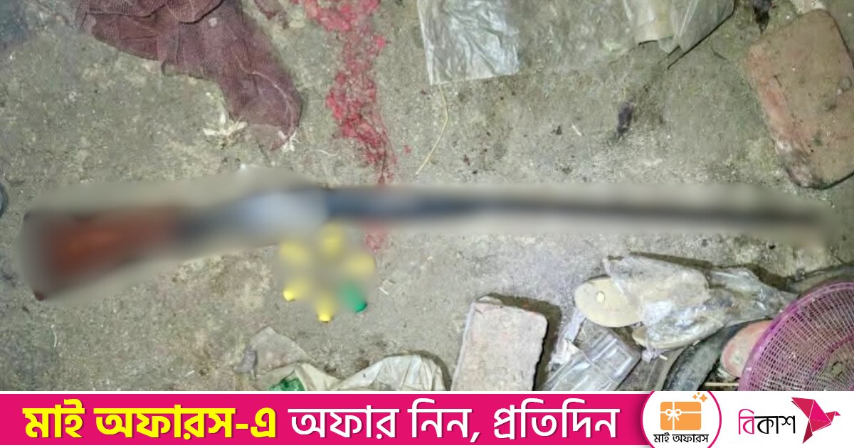 পাবনায় বিএনপি নেতা হত্যার ঘটনায় অস্ত্র ও গুলি উদ্ধার