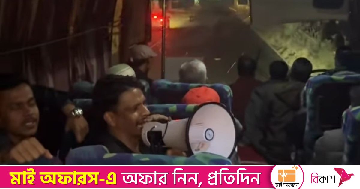 তারেক রহমানের সংবর্ধনায় আসার পথে বাস দুর্ঘটনা, আহত ৩২