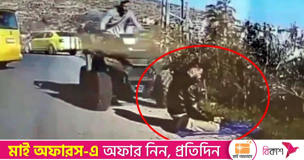 নামাজরত ফিলিস্তিনি ব্যক্তির ওপর গাড়ি চালিয়ে দিলো ইসরায়েলি সেনা