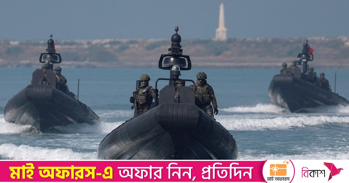 ‘বহিরাগতদের সতর্কবার্তা দিয়ে’ তাইওয়ানের চারপাশে যুদ্ধ মহড়া শুরু করলো চীন