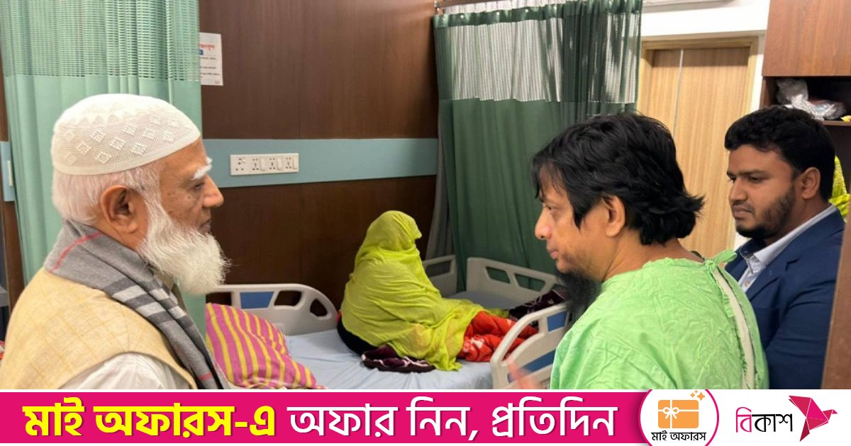 ওসমান হাদির মায়ের চিকিৎসার খোঁজ নিলেন জামায়াত আমির