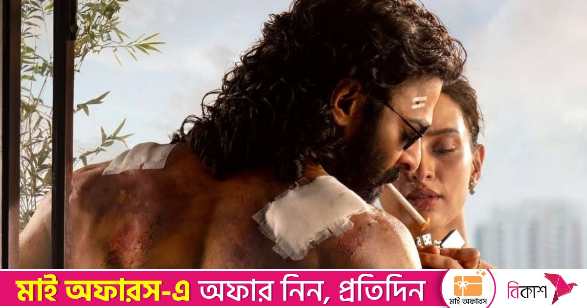 ‘স্পিরিটে’র প্রথম ঝলকেই ঝড় তুললেন প্রভাস–তৃপ্তি