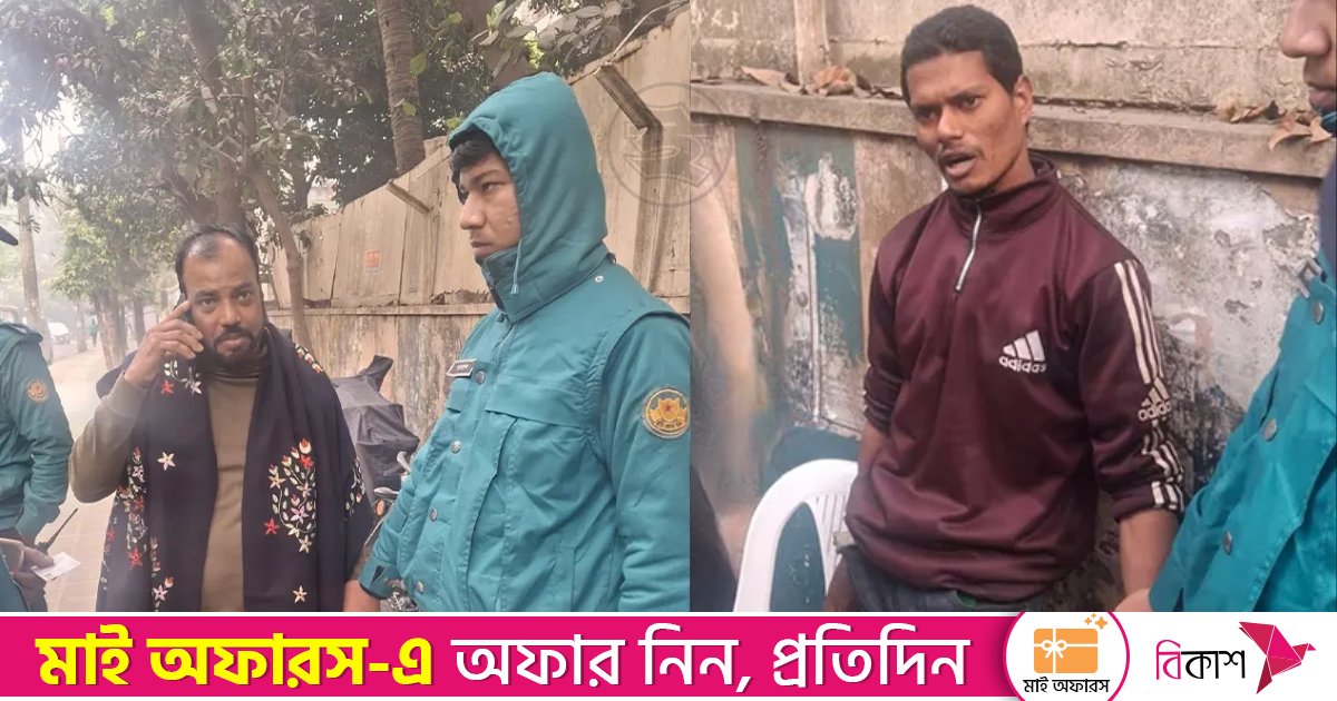 তারেক রহমানের বাসার সামনে থেকে দুই সন্দেহভাজন আটক