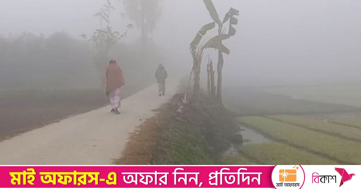 তেঁতুলিয়ায় হাড় কাঁপানো শীত