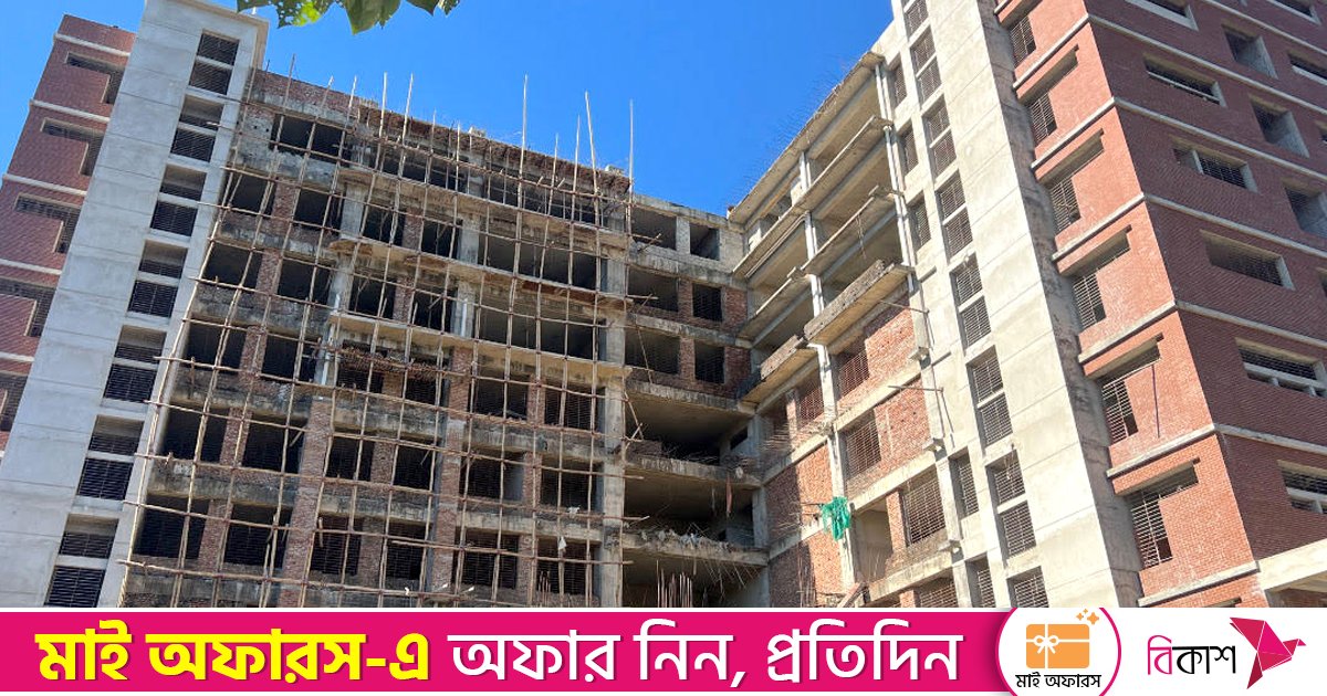 সাত বছরেও শেষ হয়নি খাগড়াছড়ির হাসপাতাল ভবন নির্মাণ কাজ