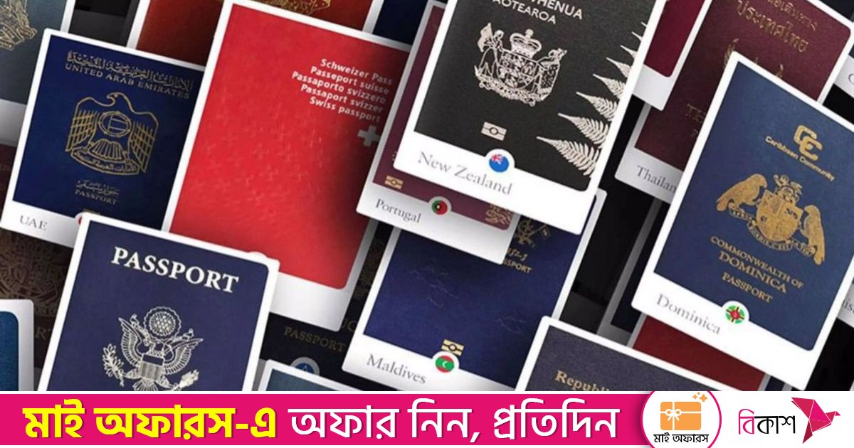 শক্তিশালী পাসপোর্ট সূচকের শীর্ষে সিঙ্গাপুর, তলানিতে আফগানিস্তান