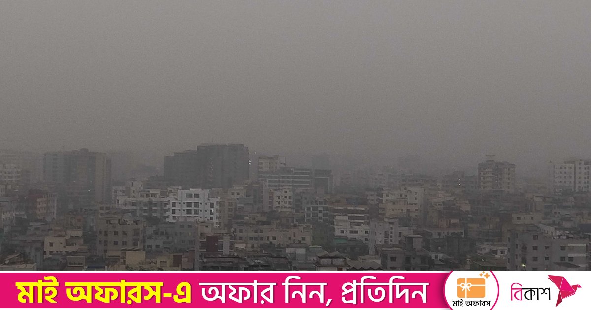 আংশিক মেঘলা ঢাকার আকাশ, অপরিবর্তিত থাকবে তাপমাত্রা 