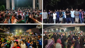 বিভিন্ন বিশ্ববিদ্যালয় ক্যাম্পাস স্লোগানে উত্তাল, শিক্ষার্থীদের বিক্ষোভ