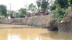 হবিগঞ্জে নদী ভাঙন, হুমকির মুখে বাঁধ ও জনপদ
