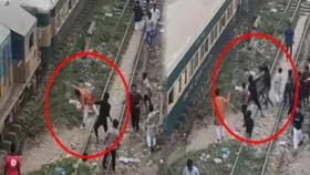 খিলগাঁওয়ে চলন্ত ট্রেনে পাথর নিক্ষেপ, কারণ জানালো পুলিশ