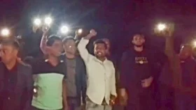 রাতের আঁধারে নিষিদ্ধ ছাত্রলীগের মিছিল, বিএনপির ধাওয়া