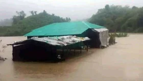 টানা বর্ষণে টেকনাফের অর্ধশত গ্রাম প্লাবিত, পানিবন্দি ২ হাজার পরিবার