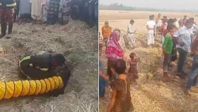গভীর নলকূপ থেকে শোনা যাচ্ছে আটকে পড়া শিশুর আওয়াজ, উদ্ধারে অভিযান