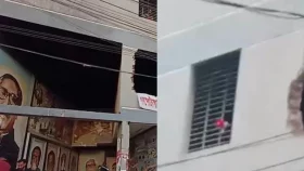 ভাঙা আওয়ামী লীগ কার্যালয়ে হঠাৎ বেজে উঠলো ৭ মার্চের ভাষণ
