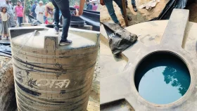 নাটোরে মাটির নিচে তেলের খনি!