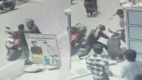 প্রকাশ্য দিবালোকে স্ত্রীর গলা কাটতে গিয়ে গণধোলাই খেলো স্বামী