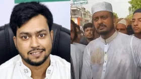 নাসীরুদ্দীন পাটওয়ারীকে গরুর দড়ি দিয়ে বেঁধে ফেলার হুমকি ছাত্রদল নেতার