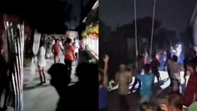 কোরবানির চামড়া নিয়ে বিরোধের জেরে টর্চলাইট জ্বালিয়ে সংঘর্ষ