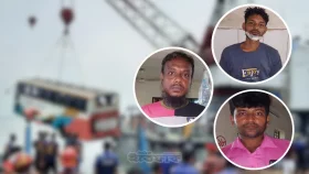 পদ্মায় বাসডুবির ঘটনায় মামলা, চালক-সহকারীসহ গ্রেপ্তার ৩