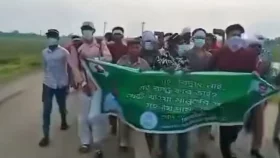 নেত্রকোনায় নিষিদ্ধ যুবলীগের ঝটিকা মিছিলের ভিডিও ফেসবুকে, পুলিশ বলছে, &lsquo;তথ্য পাইনি&rsquo;