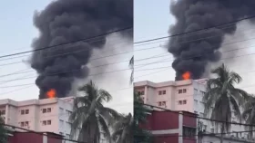 ময়মনসিংহ মেডিকেলে আগুন, নিয়ন্ত্রণে ফায়ার সার্ভিস