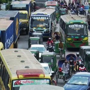 কারফিউ শিথিলের পর রাজধানীতে তীব্র যানজট