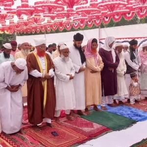 দিনাজপুরের ১৫টি গ্রামে সৌদি আরবের সঙ্গে মিল রেখে ঈদুল আজহা উদযাপন