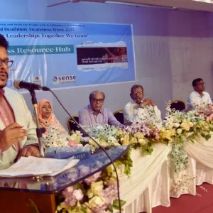 রাষ্ট্রীয় কর্মকাণ্ডে প্রতিবন্ধী ব্যক্তিদের অংশীদারিত্বে সুযোগ দেওয়া প্রয়োজন: সাইদুর রহমান খান